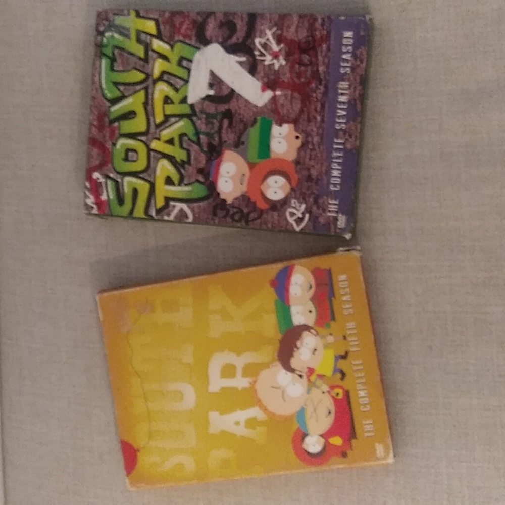 SOUTH PARK 5th & 7th seasons DVD